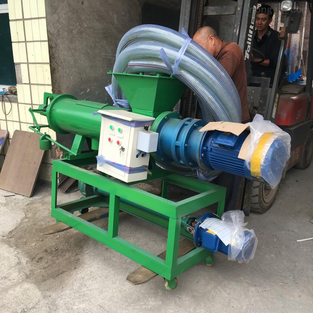 纸浆药渣螺旋挤压脱水机 干湿分离机