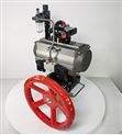 气动执行器带手动机构 双电控电磁阀AT型阀门气